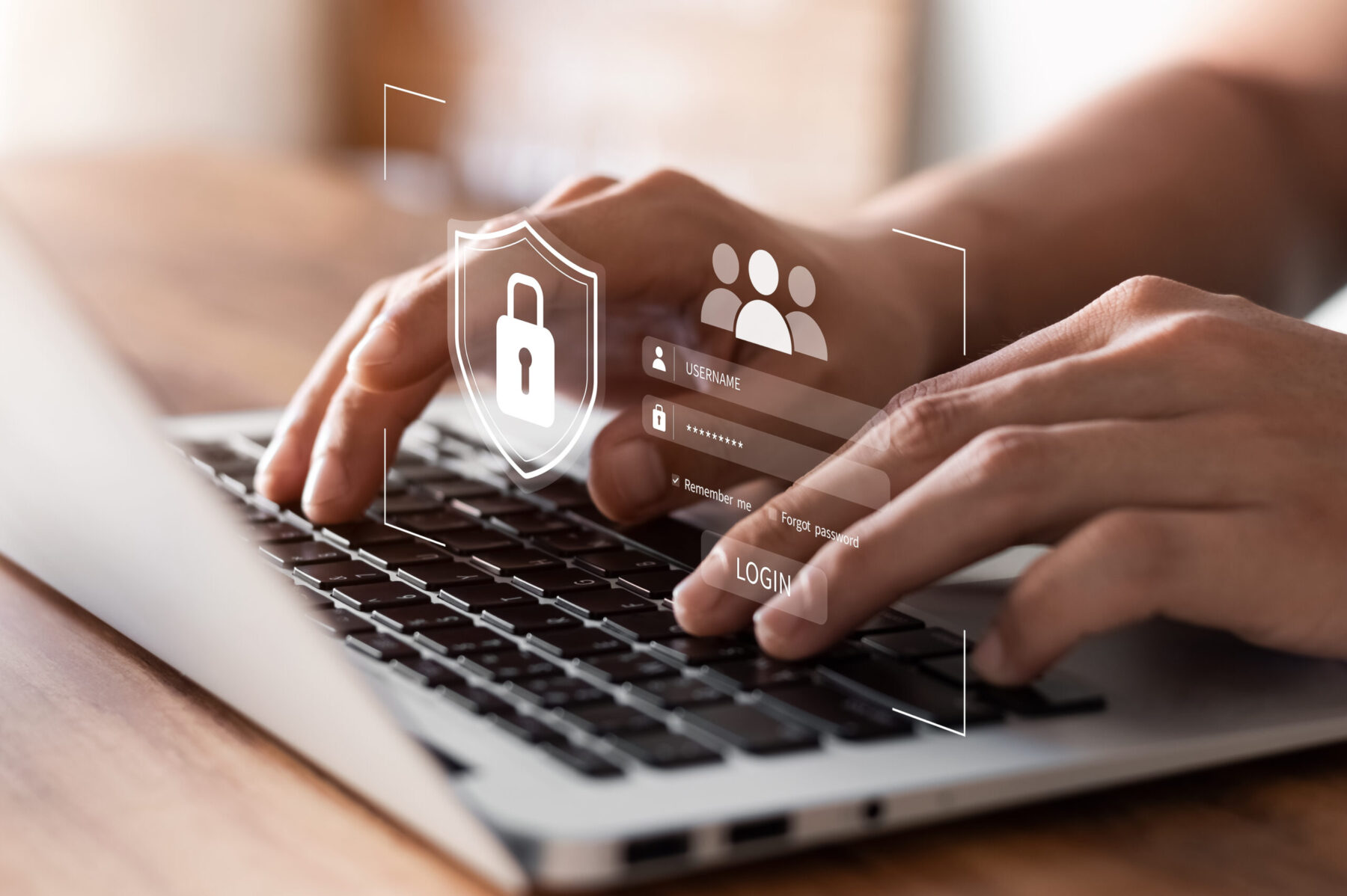 Cybersecurity and privacy concepts to protect data.